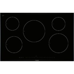 Bosch Logixx PIM875N14E 80cm Induction Hob in Black with Steel Trim